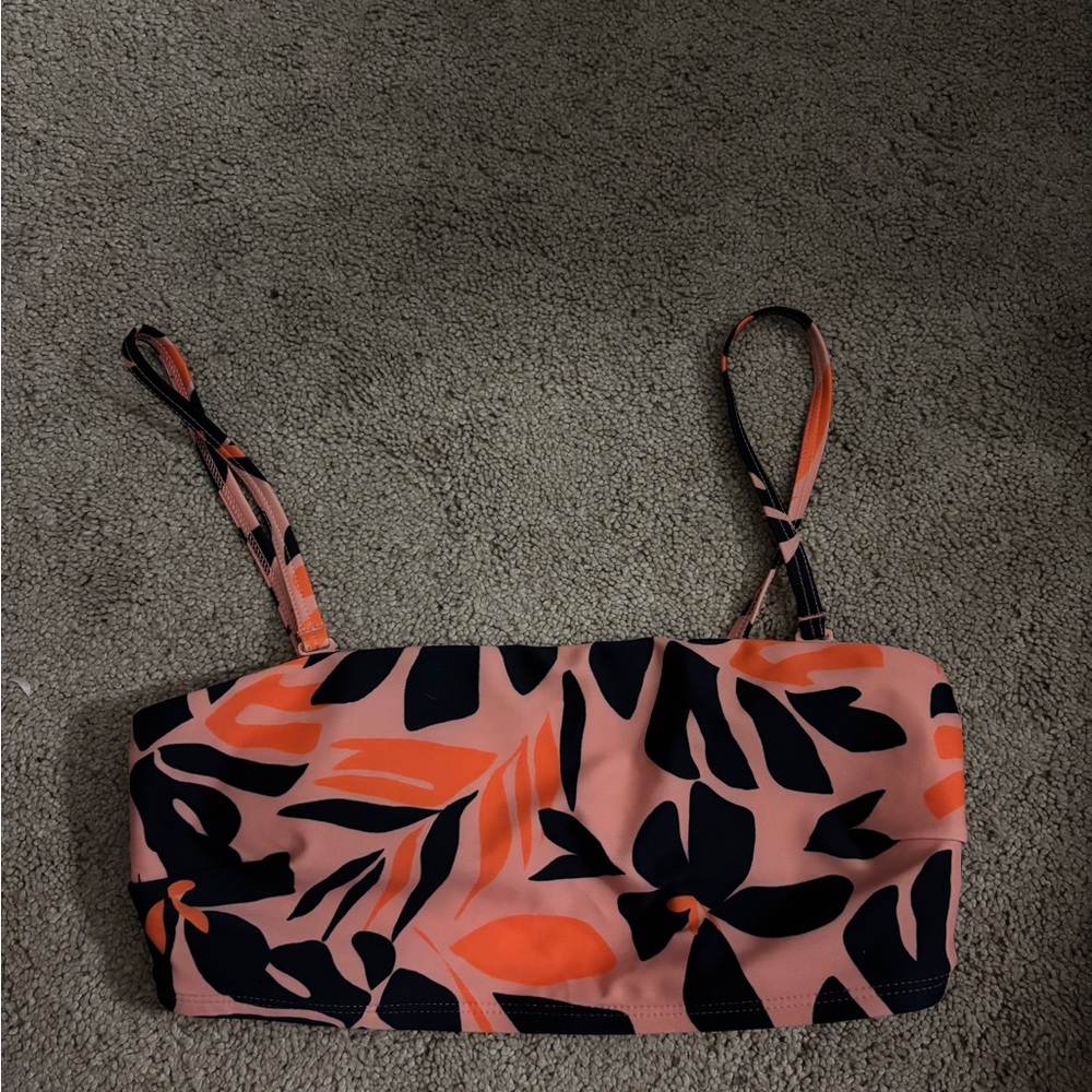 Old Navy Pink and Black Bikini Top
